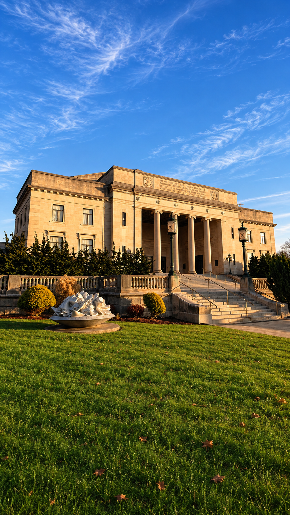 War Memorial Building in Trenton, New Jersey, where Change Church held its first service