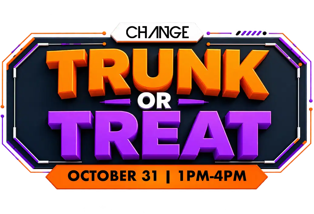 Change Church Trunk or Treat. October 31, 1 PM–4 PM