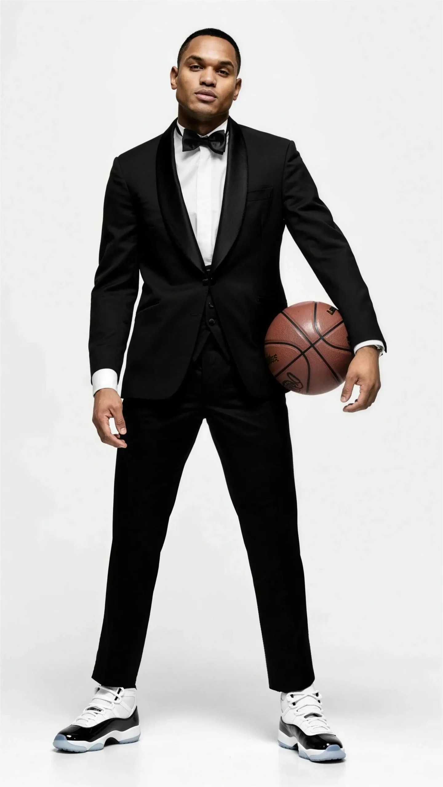 Elevated suit styled with sneakers, outfit inspiration 6